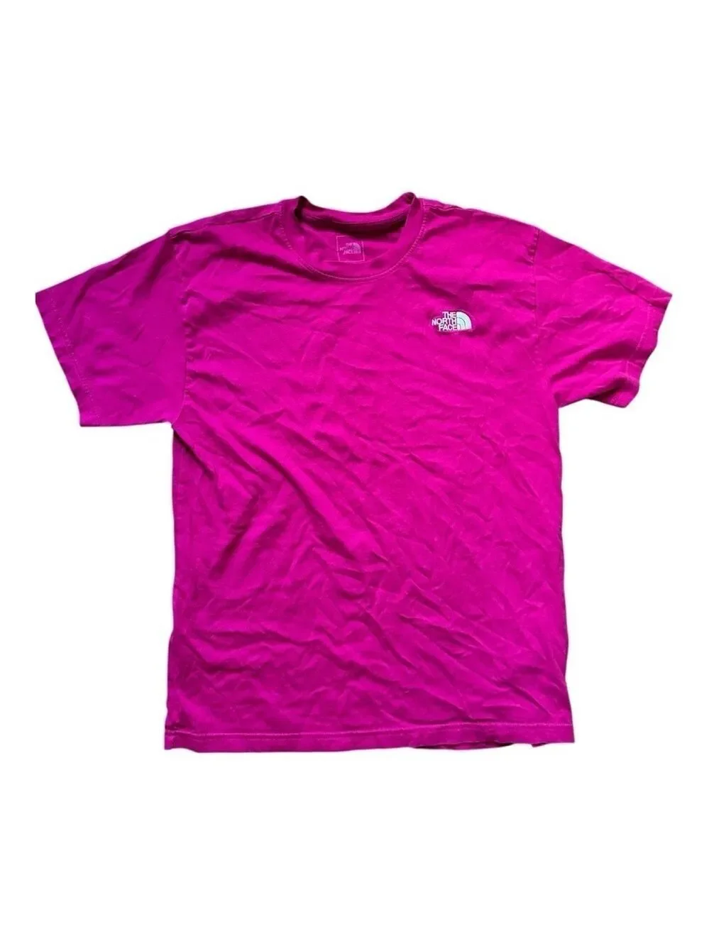 The North Face Men's Unisex Pink Magenta Simple Half Dome T-Shirt Large